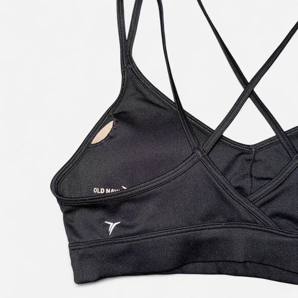 Old Navy Black Strappy Sports Bra - Picture 6 of 7